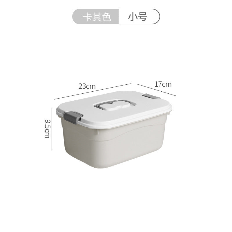 Storage Box Plastic Clothes Organizing Box Covered Portable Storage Box Extra Large Household Toys Snack Storage Box