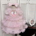 Girls' dress : frozen princess style, chic lace cake dress, elsa tutu, elsa gown - in stock