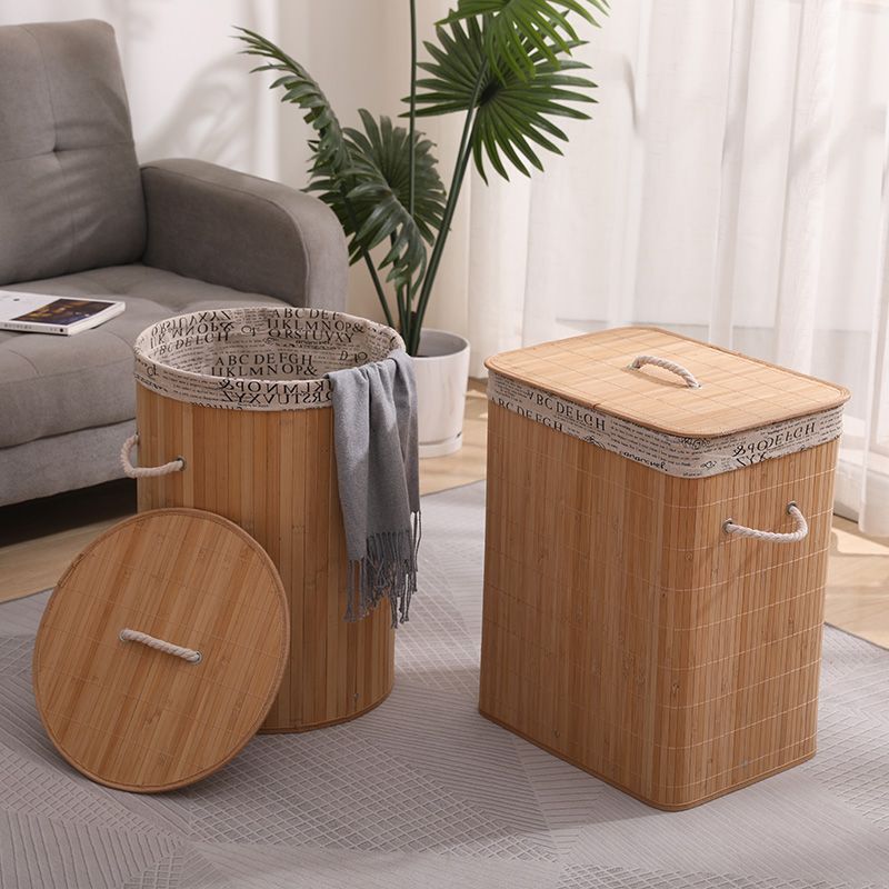 Wicker dirty clothes basket dormitory table set dirty clothes basket with lid covered woven large capacity dirty clothes basket hot pot restaurant
