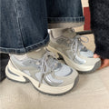 Best sellingeasiest for matchthick sole dad shoes women's spring & fallpetites increase height 2025new arrival fried street european goods sports casual shoes