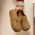 Fashionthick sole birkenstock shoes for women 2025new arrivalspring heightened retro boken loaferseasiest for matchcasualflats shoes