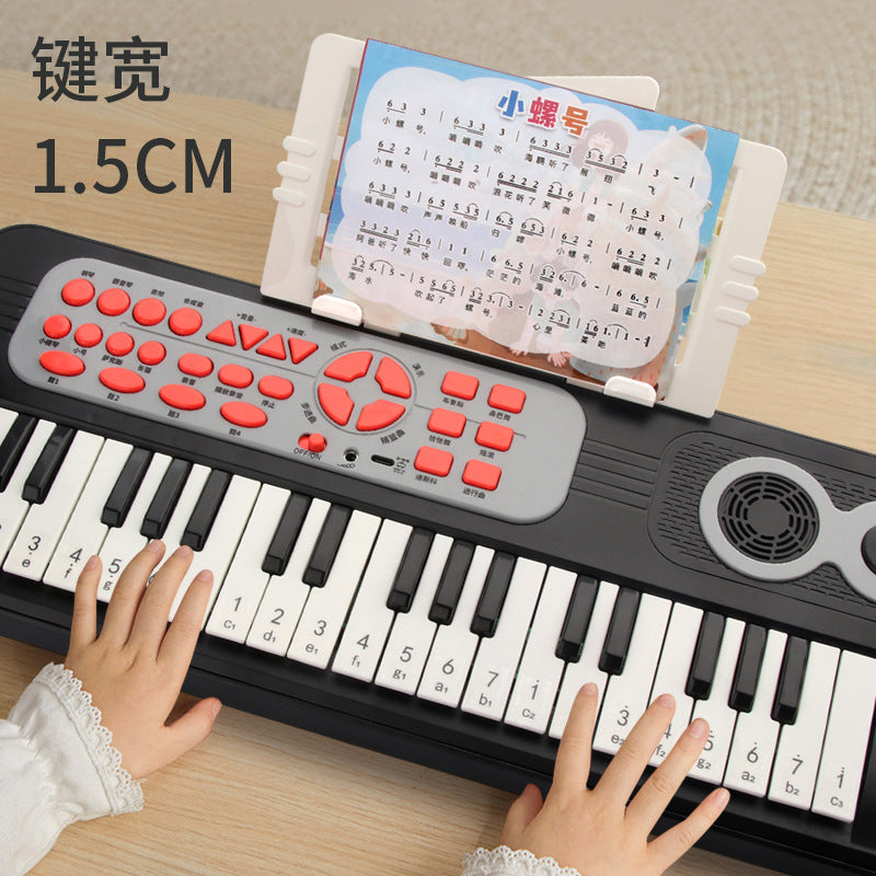 Kids' 37-key electronic keyboard piano - musical instrument toy for beginners, multifunctional, perfect gift