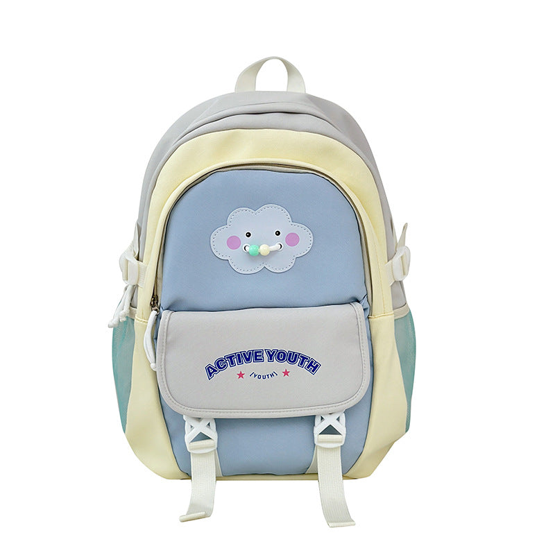 Backpack Simple large-capacity backpack Japanese junior high school student schoolbag High value backpack Travel backpack