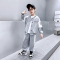 Boys' baseball outfit set - spring/autumn  new style - trendy kids' spring clothes - fashionable baby autumn/winter sportswear