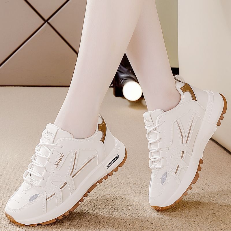 plus size white sneakers women's breathable running forrest gump shoes 2025 spring and autumn new versatile ultra-light casual sports shoes