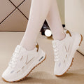 plus size white sneakers women's breathable running forrest gump shoes 2025 spring and autumn new versatile ultra-light casual sports shoes