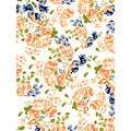 Aliexpress cross-border new women's fashion ruffle neck floral print a-line skirt