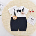 Summer romper baby short sleeve bodysuit outfit newborn going out clothes toddler boy summer clothing