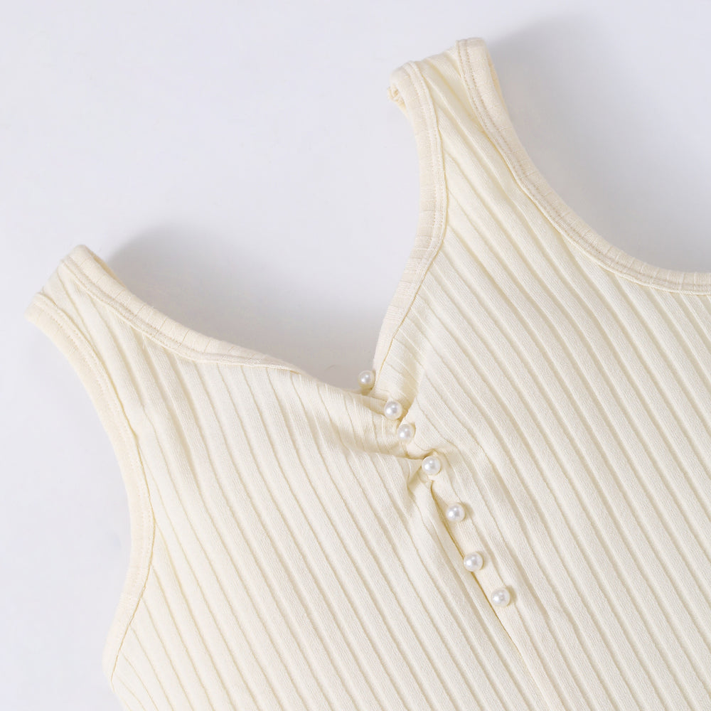 Big kids' (girls') romper, ribbed sleeveless jumpsuit + heart-shaped crossbody bag