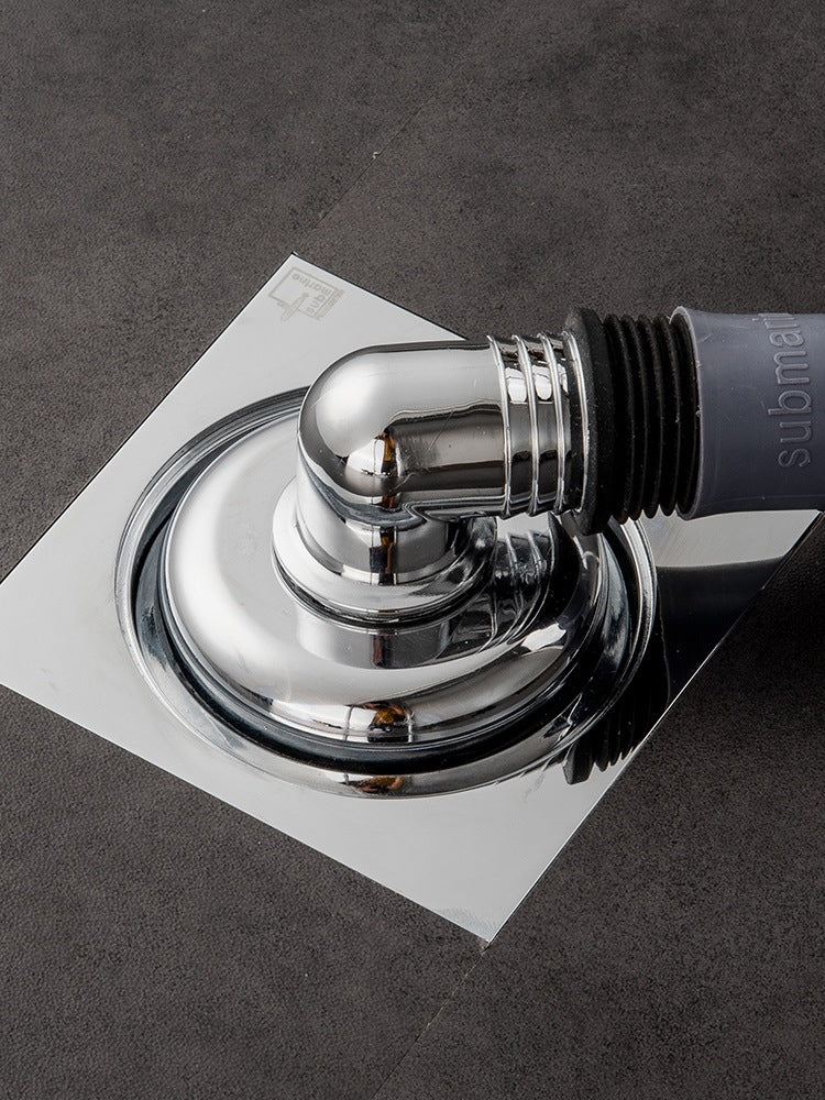 Submarine washing machine floor drain special connector drain pipe sewer deodorant anti-overflow device bathroom tee cover