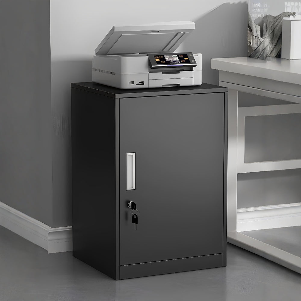 Under-desk filing cabinet, document cabinet, tool storage cabinet, metal low cabinet, storage cabinet with drawers, small lockable cabinet
