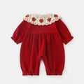 Hundred days full moon first birthday dress monthly age outing romper khaki baby autum clothes infant one-piece baby