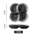 Japanese retro dessert plate - stylish & practical for home use - perfect for single servings, breakfast, snacks, and desserts