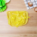 Silicone food storage lid set - 6 piece stretchable airtight bowl covers - food grade silicone reusable square lids