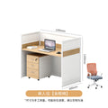 Saint li office desk set - minimalist executive computer desk, chair, partition, booth, and workstation