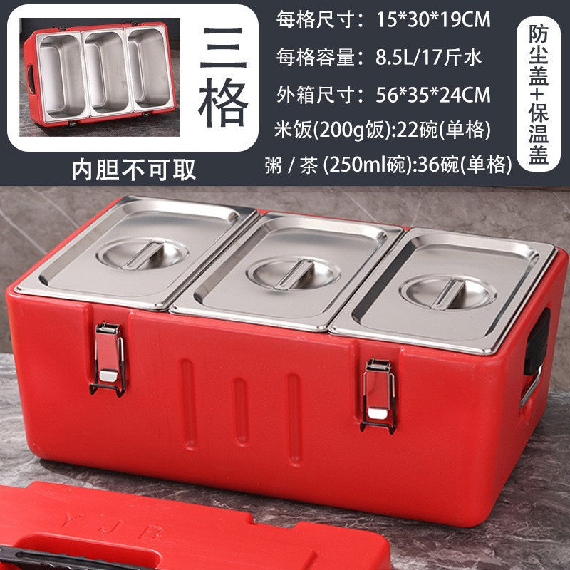 Hot selling exportheat preservation box3-piece set of thermal insulation buckets5-piece set of thermal insulation bucketsthermal insulation tableware