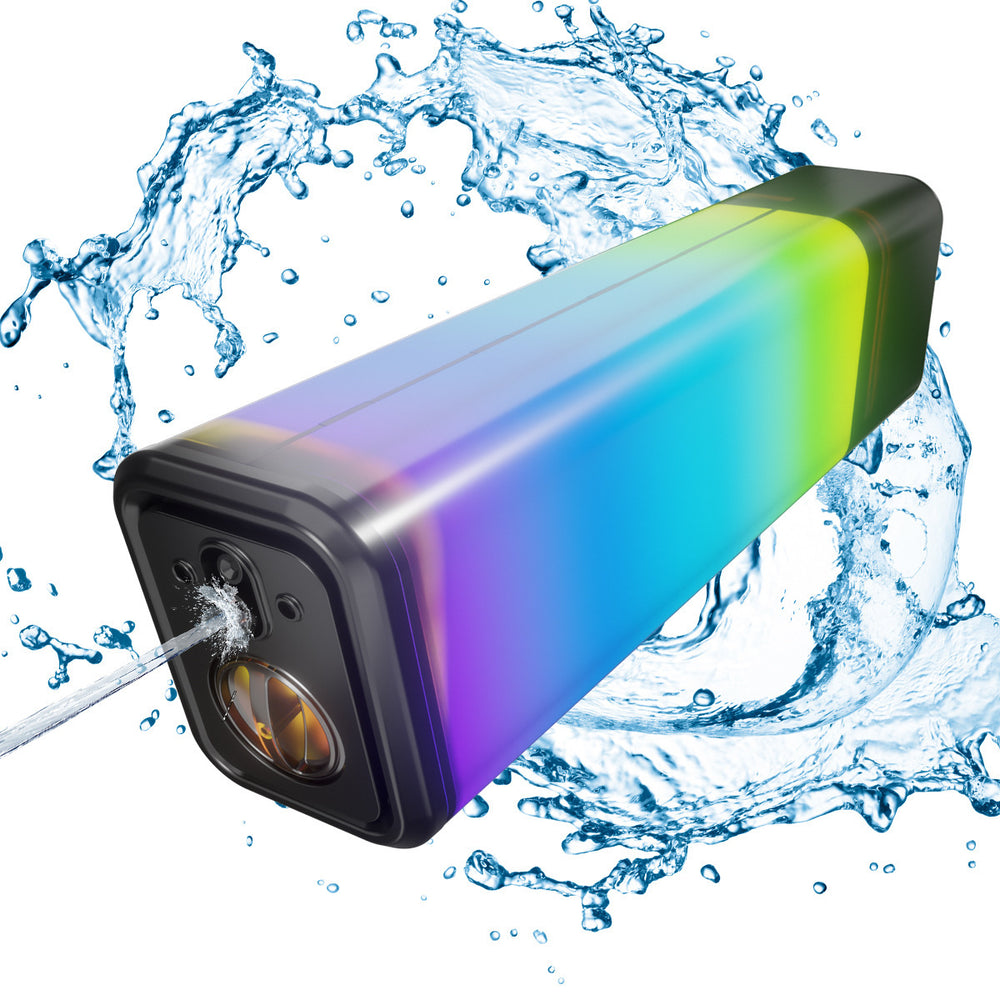 new trendy colorful electric water gun toy with cool lights and sound effects, extra large capacity pulse water gun