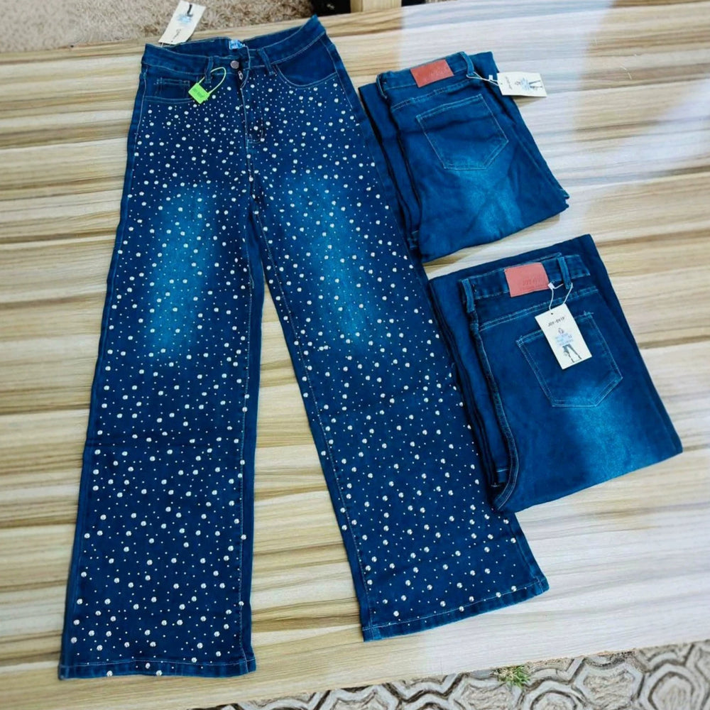 Boyfriend jeansnew hot rhinestone sequinjeans women's pantsavailable women's jeans