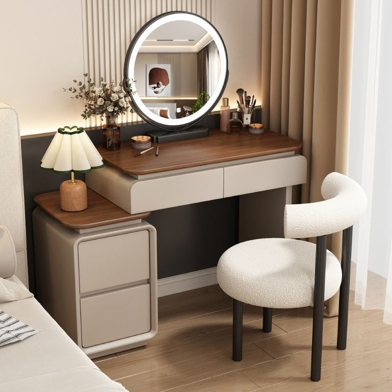 Cosmetic table bedroom medieval style casual modern dressing table chest of drawers all-in-one bedside dressing table accessible luxury cosmetic table