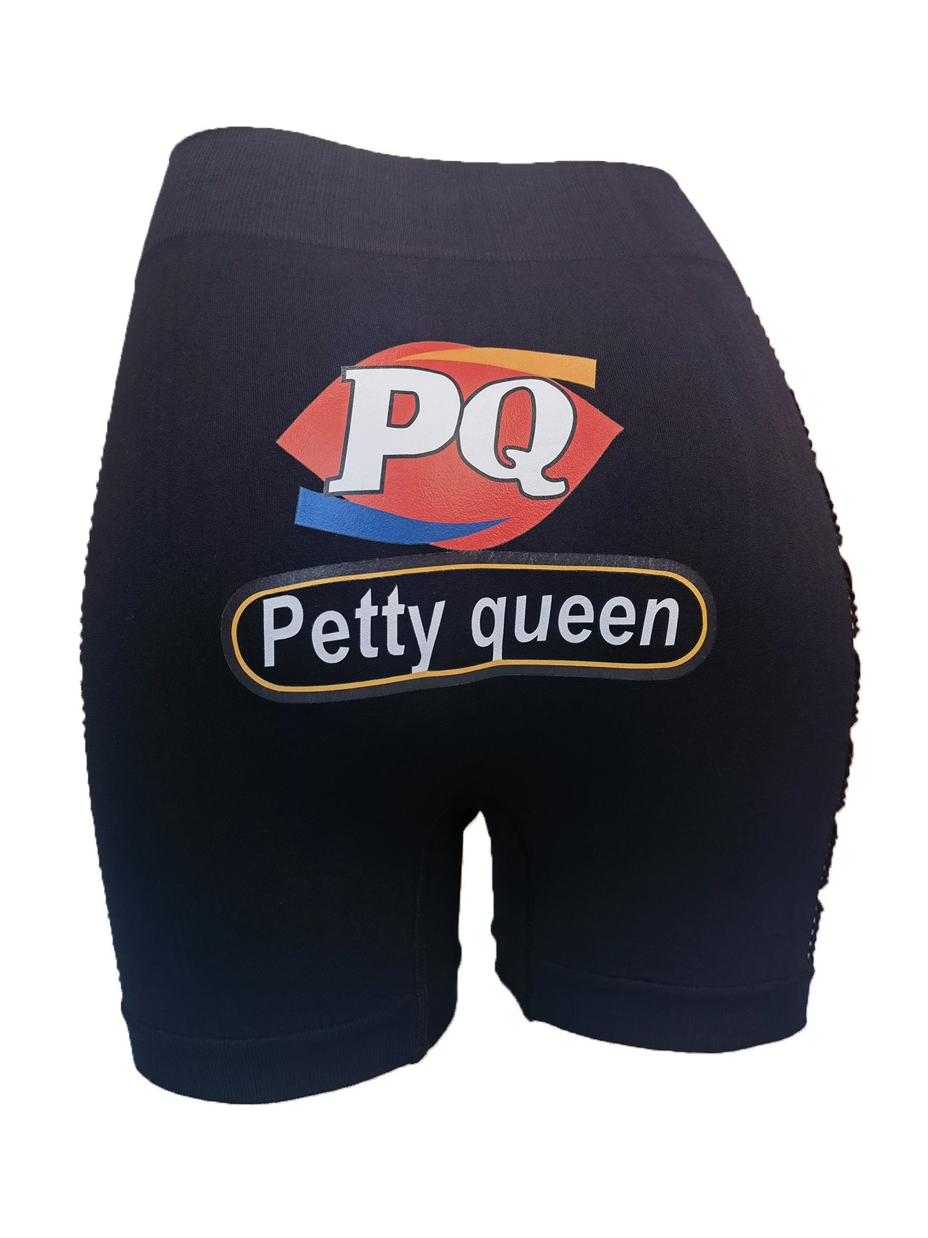 Cross-border hot-selling printed hollowed-out sexy yoga pants, women's fitness sports tight boxer shorts