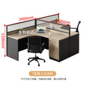 Saint li office desk and chair set - financial desk, partitioned computer desk, workstation, office staff desk