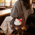 retro frosted shoulder bag women's new trendy versatile crossbody bag student school commuter backpack