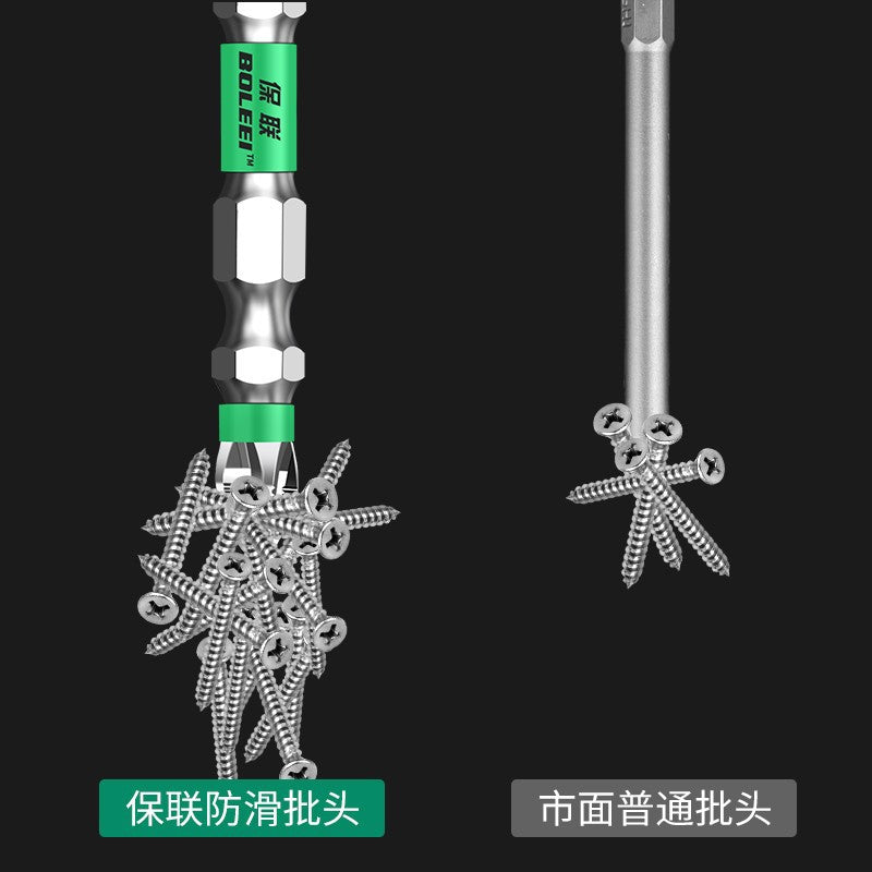 Batch head cross anti-skid strong magnetic ring high hardness electric screwdriver tool hexagonal set electric batch wind batch hand drill