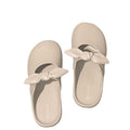 2025 summer fashion versatile bow slippers women's sweet minimalist mary jane bow toe slingbacks