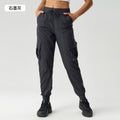 New lightweight, quick-dry, breathable women's activewear leggings - outdoor casual, loose fit, mid-rise, jogger style cargo pants d25002