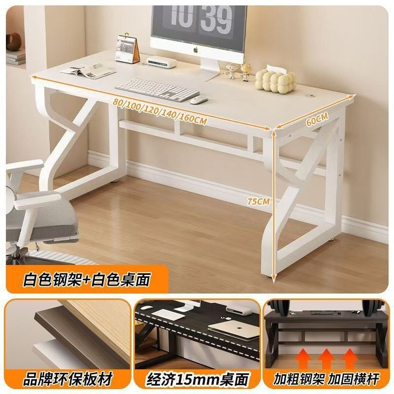 Desk, desktop, home table, gaming desk, bedroom study writing desk, office desk, simple rectangular computer desk