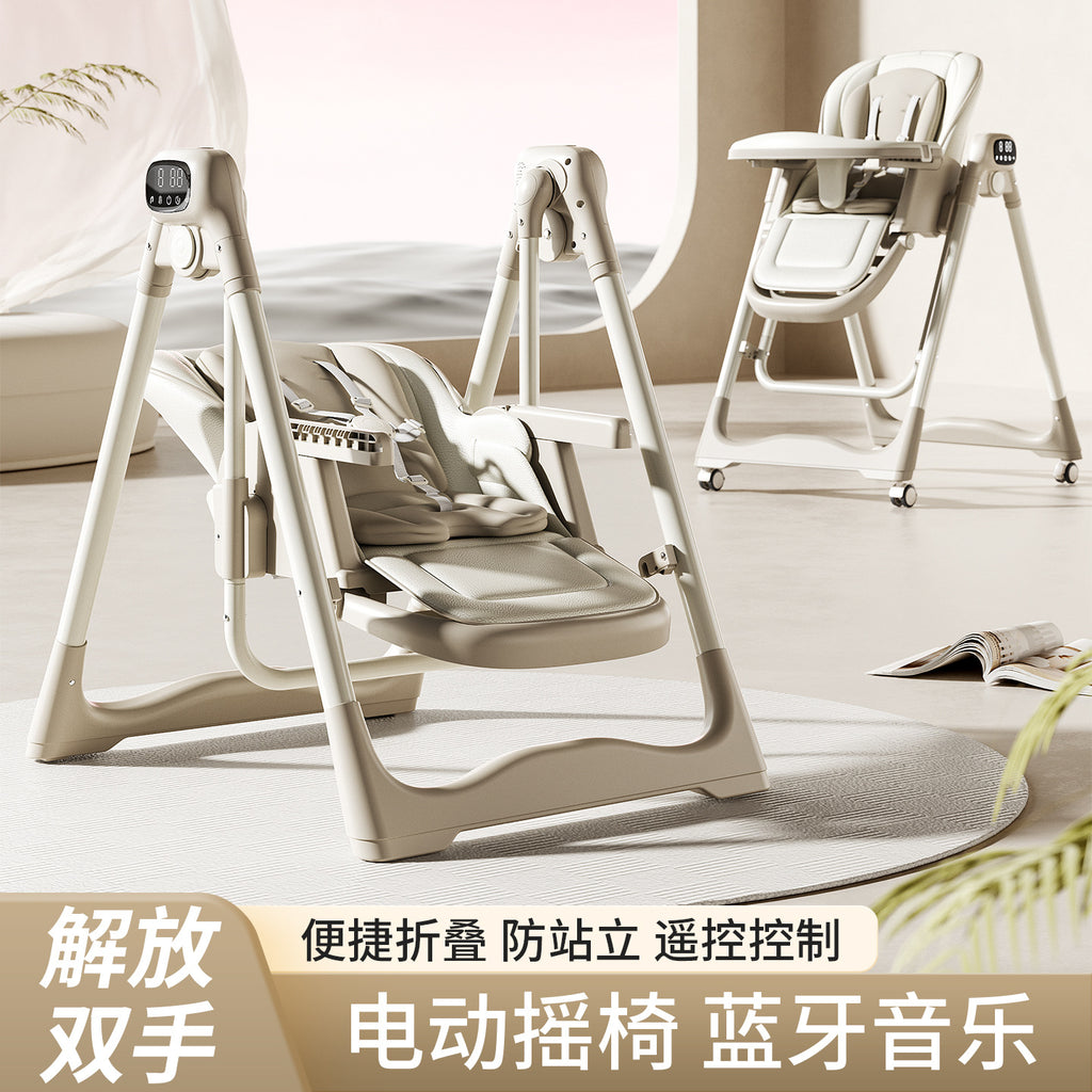 Baby Dining Chair Infant Multifunctional Foldable Home Seat Children Portable Baby Dining Table Rocking Chair