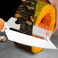 Stainless steel apple peeler with wooden handle - multi-purpose commercial fruit knife, ideal for peeling pineapples, sugarcane, and taro