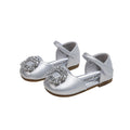 Girls' princess shoes soft sole summer new fashion kids' shoes rhinestone toe cap chanel style sandals student beach shoes