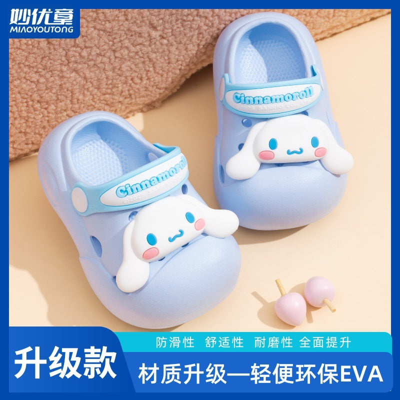 Baby slippers girl clogs summer toddler indoor bath kids sandals and slippers fashionable outwear beach non-slip