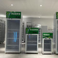 Food sample storage cabinet, kindergarten canteen refrigerated display case, small refrigerator, fruit upright refrigerator