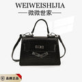 Kelly handbag bag for women this year's best selling crocodile pattern small square bag with super good texture classyniche style shoulder crossbody bag