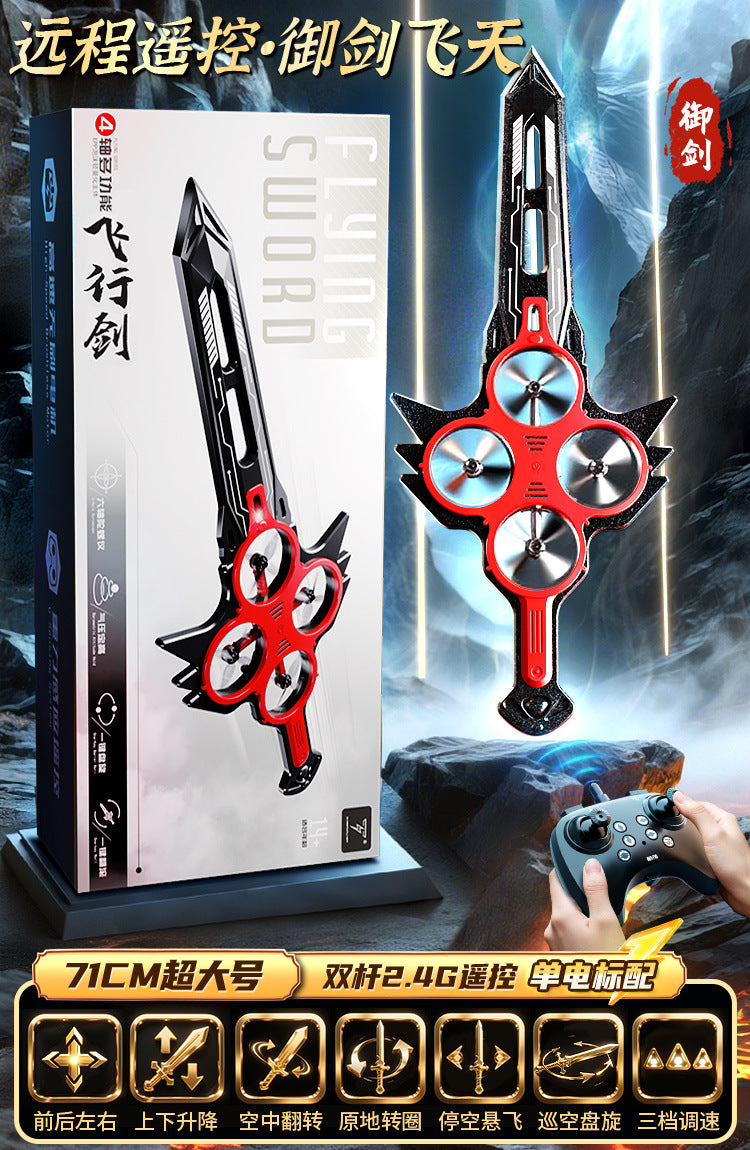 Best selling sword flying aircraft somatosensory remote control toy sword follow your heart model gift for boyfriend airplane model