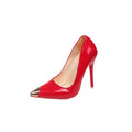 Plus size sexy color block european and american high heels 2026 summer new collection stiletto pointed toe patent leather cross-border professional women's pumps