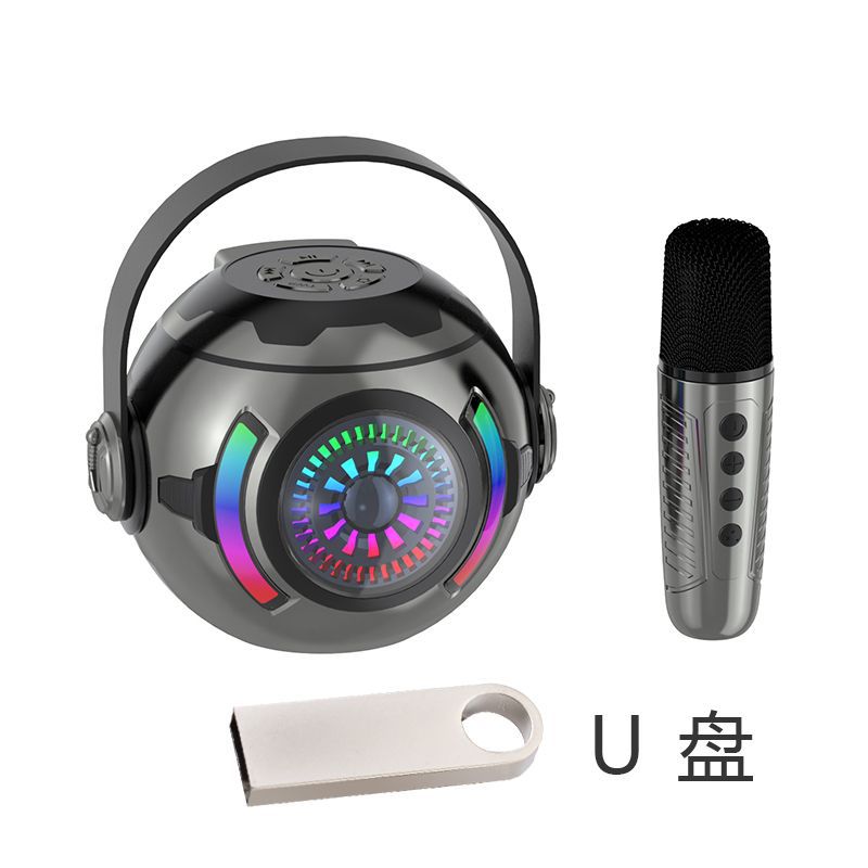 Karaoke-ready bluetooth speaker: wireless, outdoor, smart mini speaker with deep bass, high volume, and long battery life