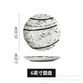 European-style popular creative ceramic dessert plate, three-layer skewer plate, snack plate, pastry plate, afternoon tea special flat plate