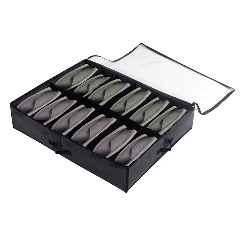 shoe storage bag drawer type under bed shoe storage rack with transparent cover shoe storage box wholesale