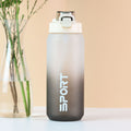Factory custom plastic water bottle - large capacity sports water bottle - fitness - cross-border - minimalist straw cup - extra large capacity