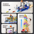 Giant double-track ejection toy boat for kids - perfect new year's gift for boys ages 3-6! features 6 alloy cars and a popular design