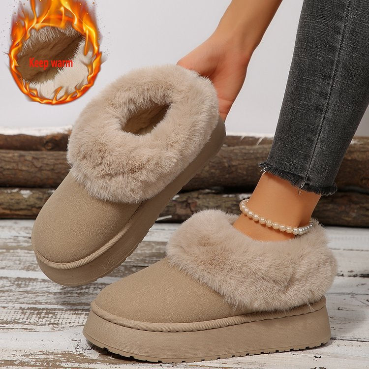 winter new arrival: thick-soled snow boots for export, plus sizes available. price difference of $0.50. bulk orders welcome. sizes 36-42. dropshipping available for  and