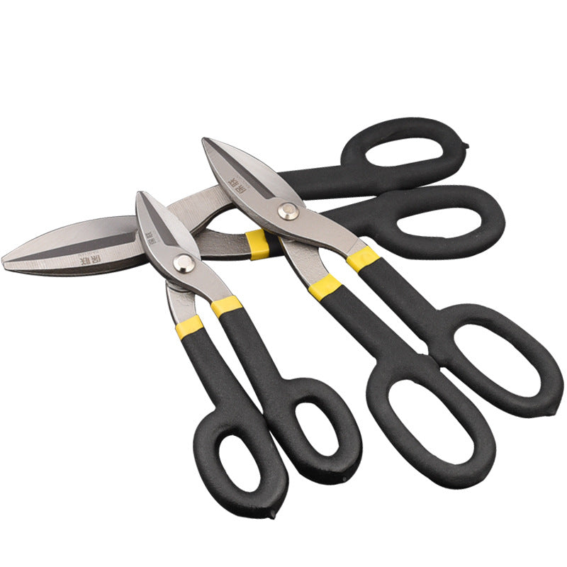 Baolian Strong Industrial Grade Iron Scissors Cold Rolled Plate Stainless Steel Plate Scissors Multifunctional Scissors German American Iron Scissors