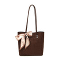 2025 new cross-border women's bag: minimalist, fashionable, retro, large capacity, letter print, handbag, shoulder bag, tote bag