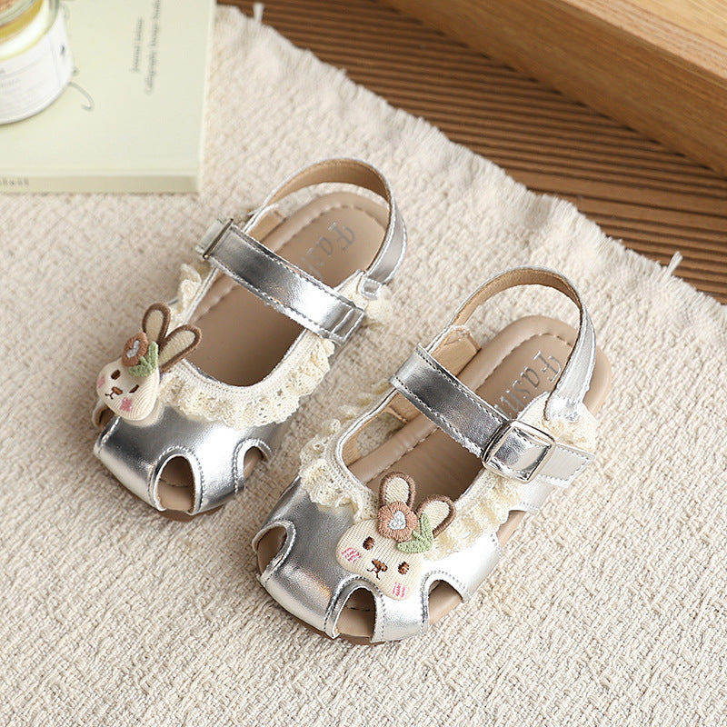 Baby toddler shoes girls bowscut outnew arrivalprincess shoes cartoon summerfashionbaby toe sandals