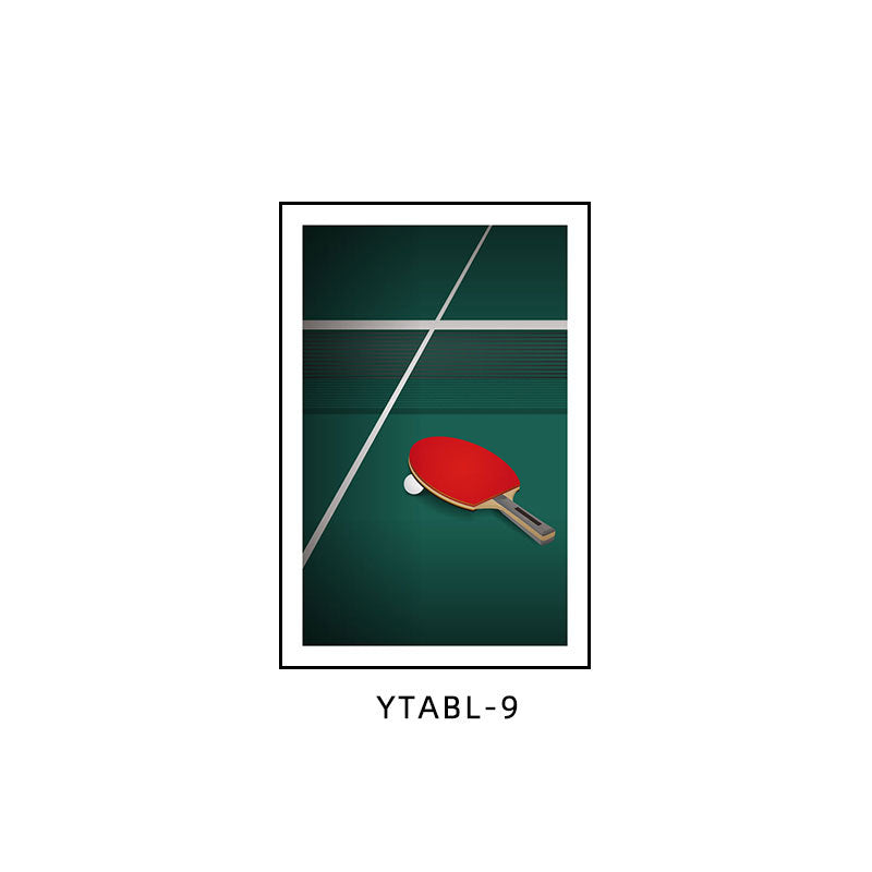 Bing Ball Room Decorative Painting Simple Sports Room Promotional Poster Wall Painting Gym Sports Inspirational Mural