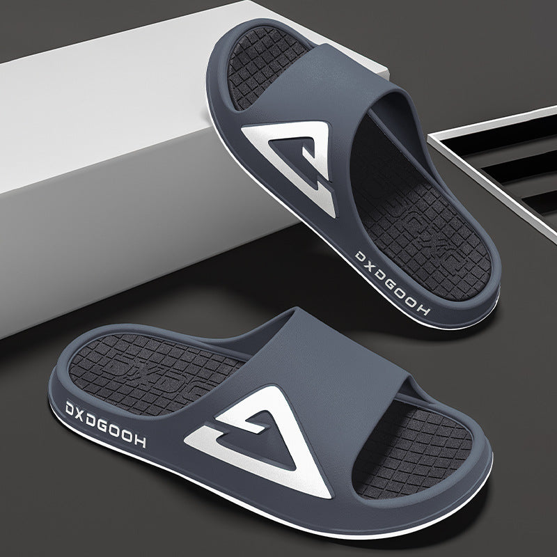 2026 indoor home bathroom bathing non-slip couple slippers outwear men's slippers men's slippers new thick sole