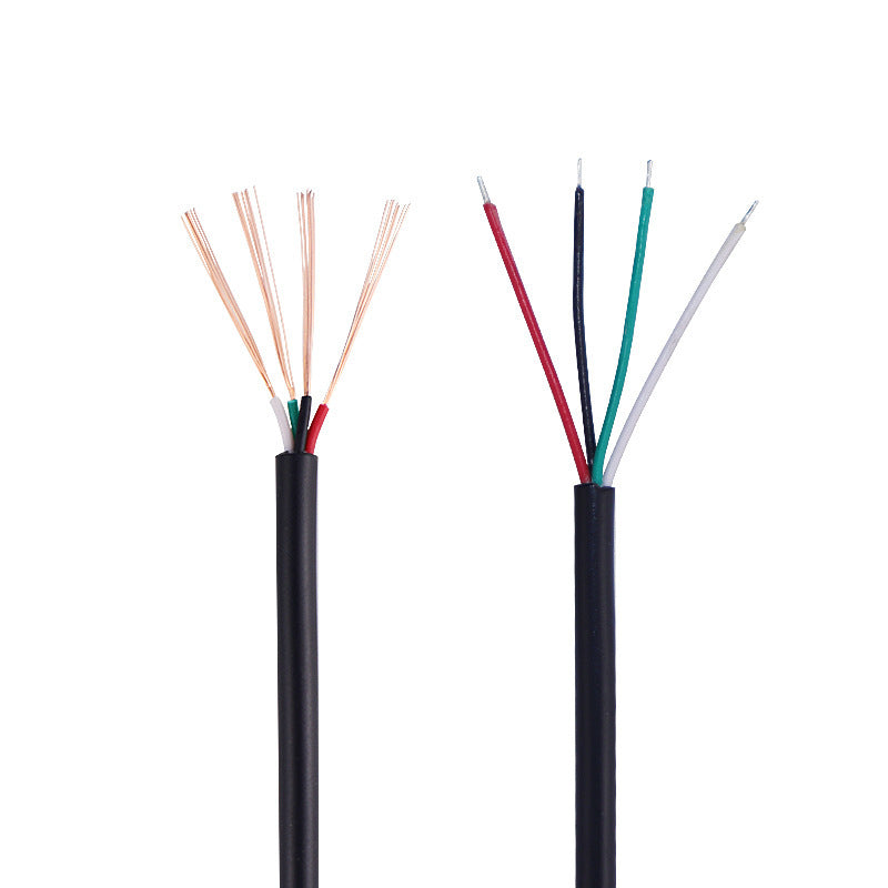 Applicable to rearview mirror head BMW cable 4-pin 568-hole male and female recorder extension cable camera ambient light extension cable